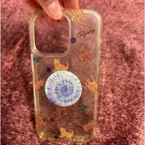 Gently loved coach cats iPhone 13 Pro cases